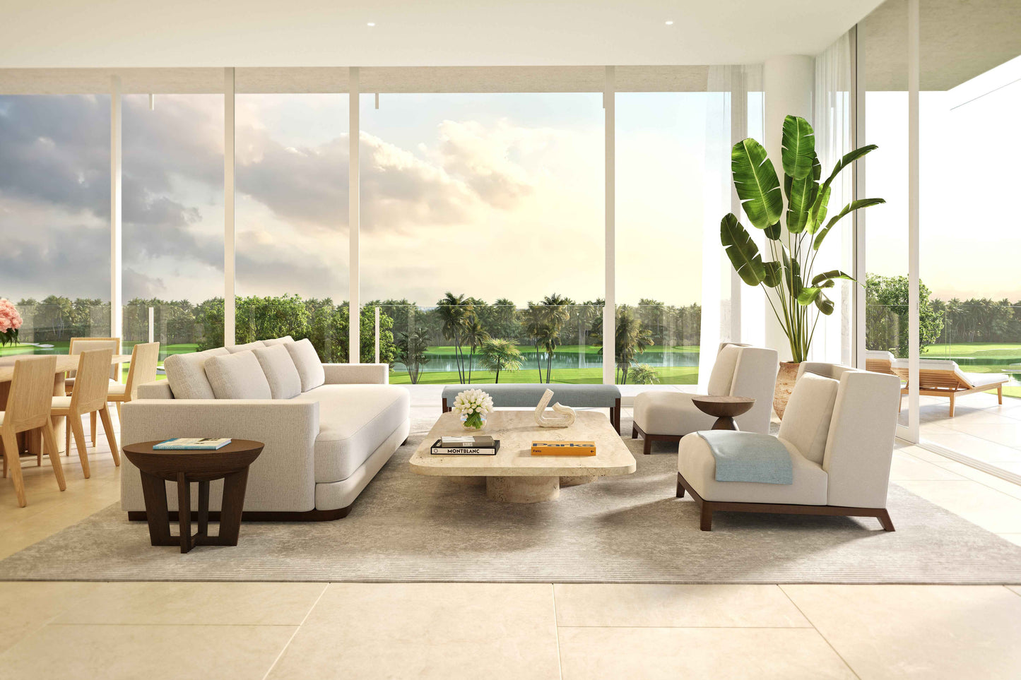 The Residences at Shell Bay by Auberge Resorts Collection Spacious open concept floor plan