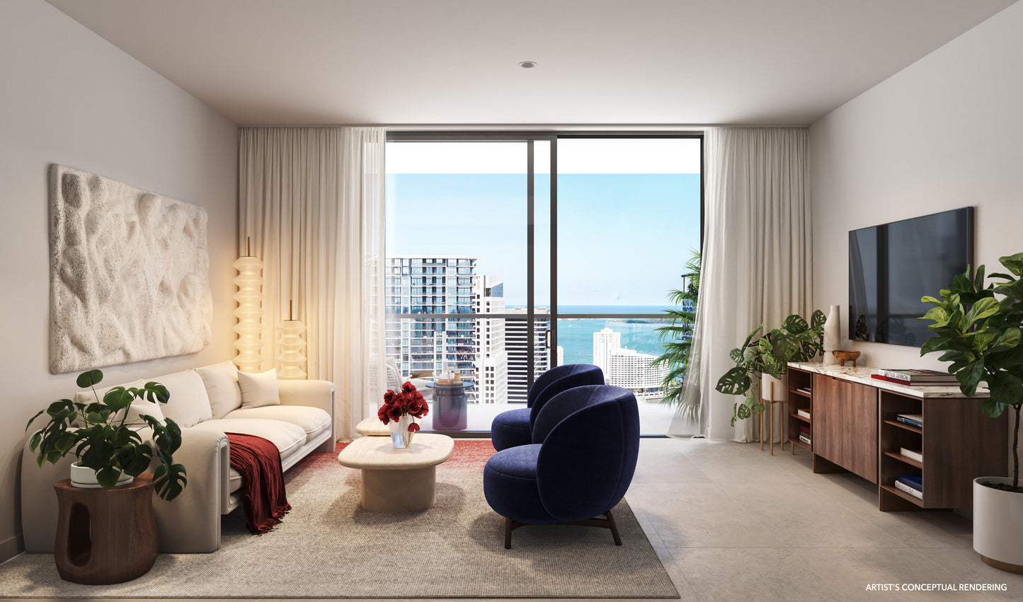 The Standard Residence Brickell Miami Living 04