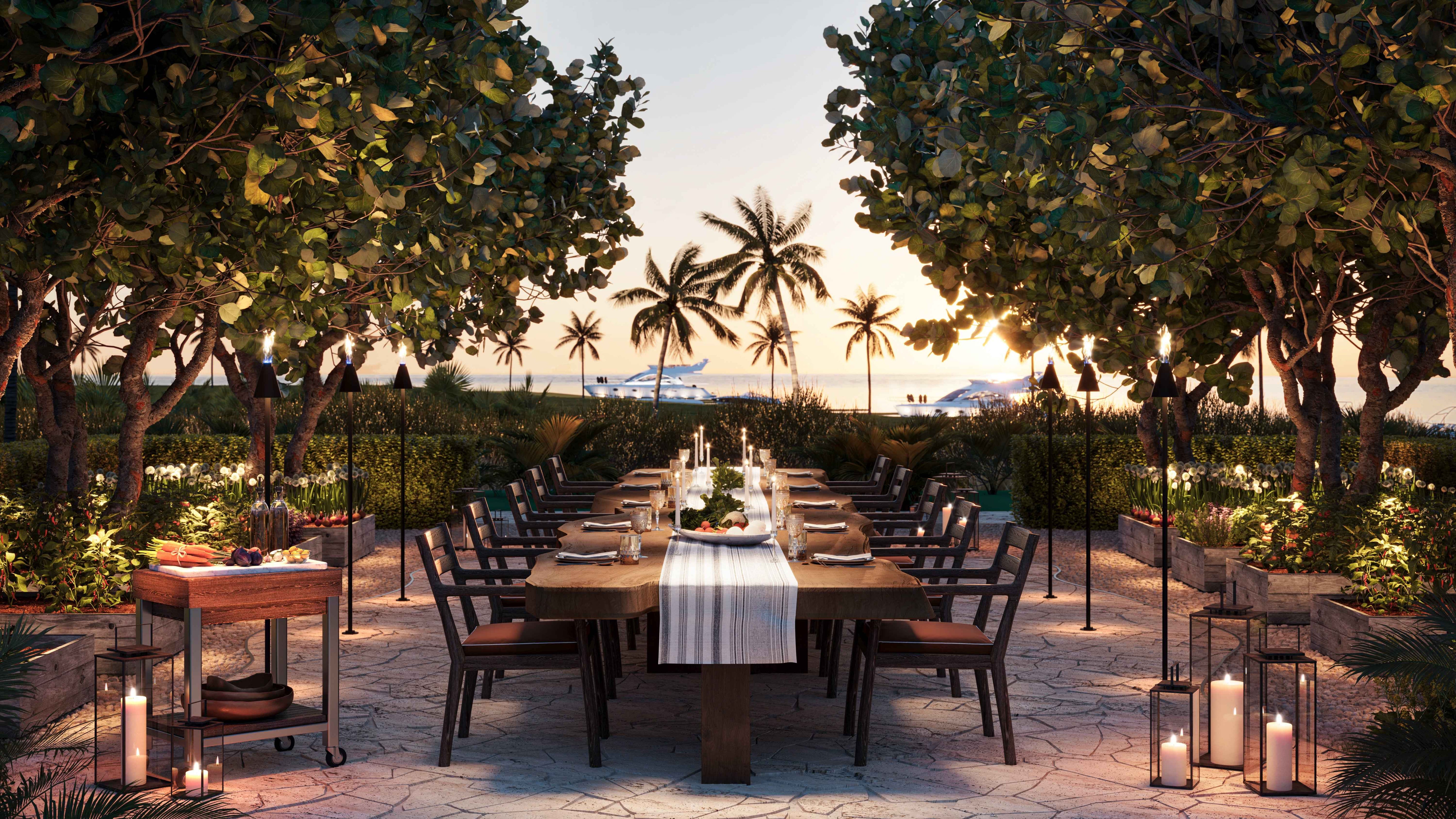 The Residences at Shell Bay by Auberge Resorts Collection Private Dining area