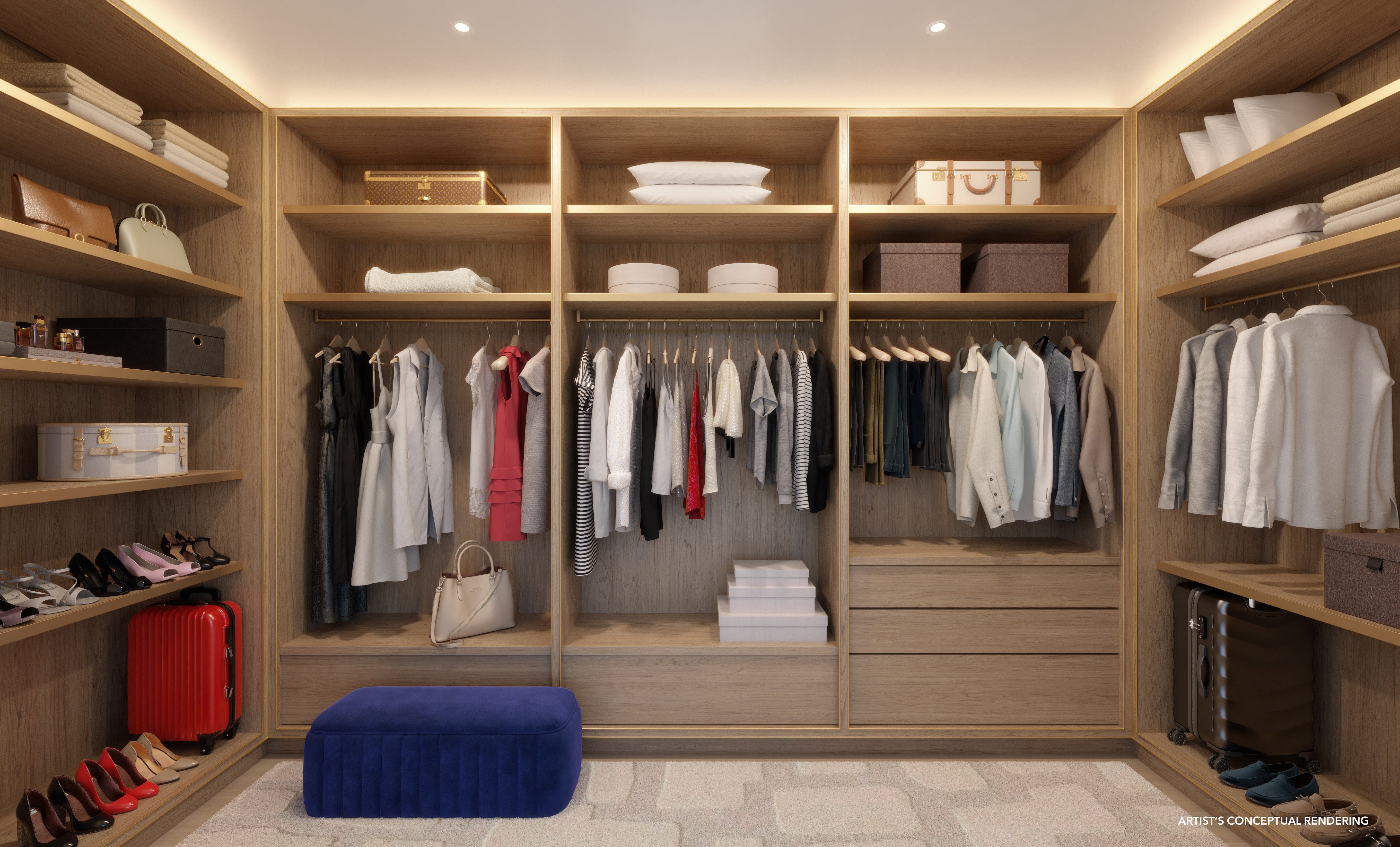 The Standard Residence Brickell Miami Walk in closets